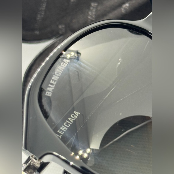 Balenciaga Black Sunglasses EUC - Picture 6 of 11